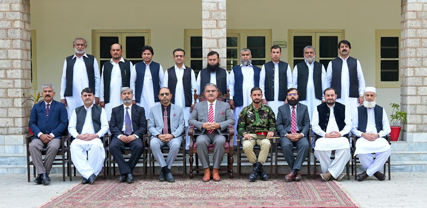 Group photo of Administration Block - Cadet College Kohat
