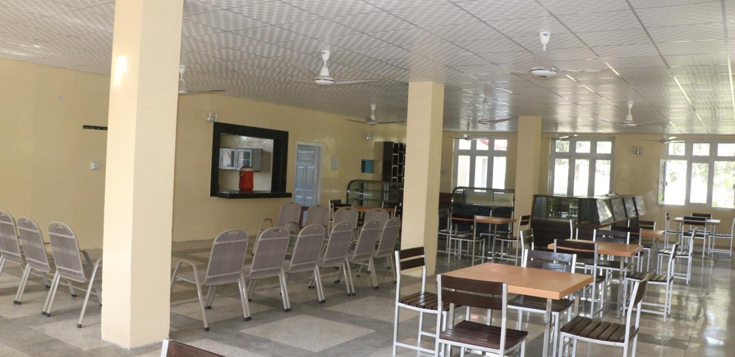 Inside view of the cafeteria