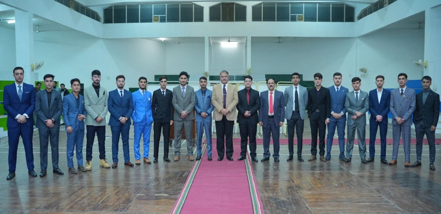 Group photo of Iqbal house cadets