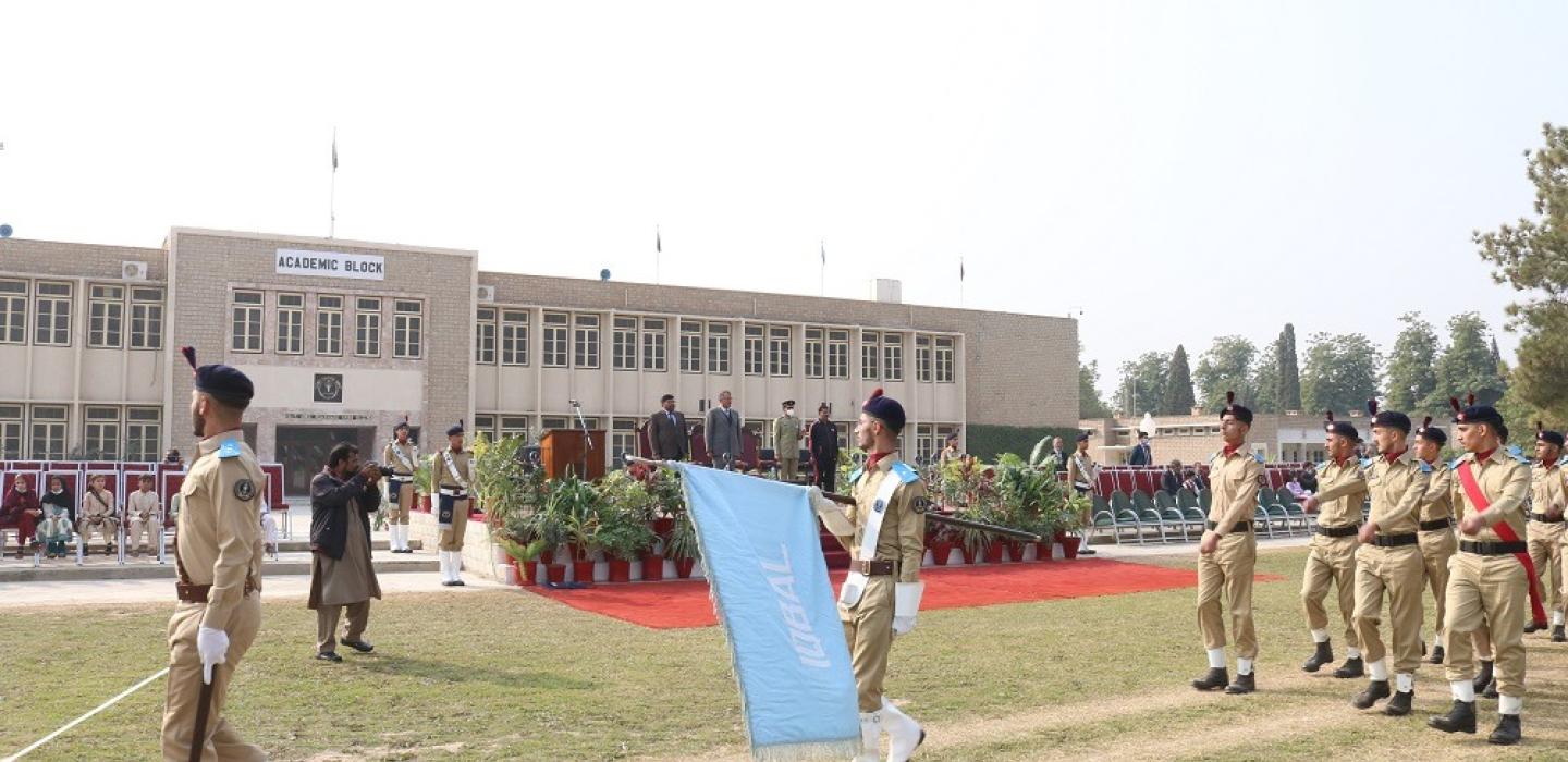 Drill performance of the cadets