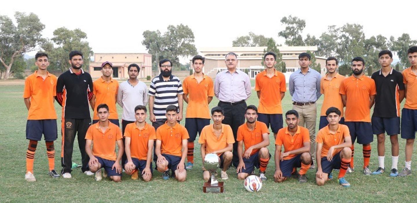 Group photo with college principal