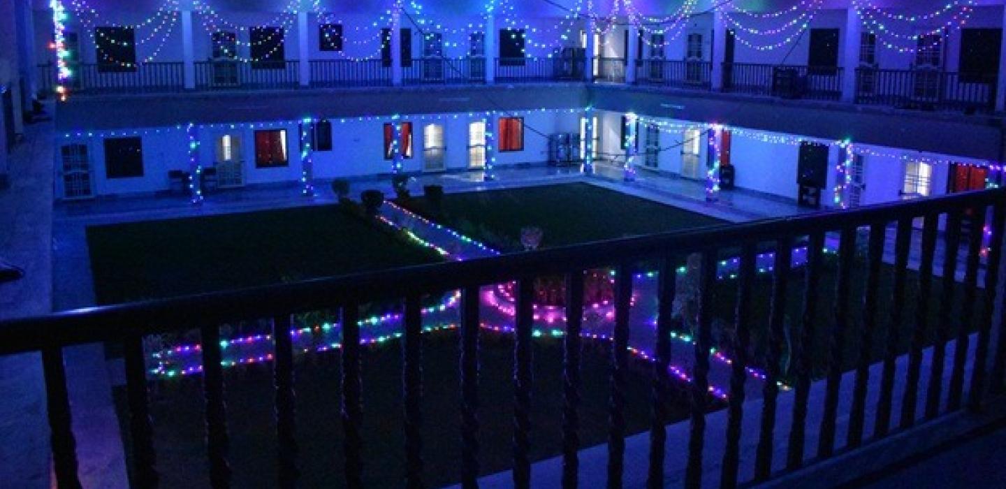 A function - lights in the Rustam House