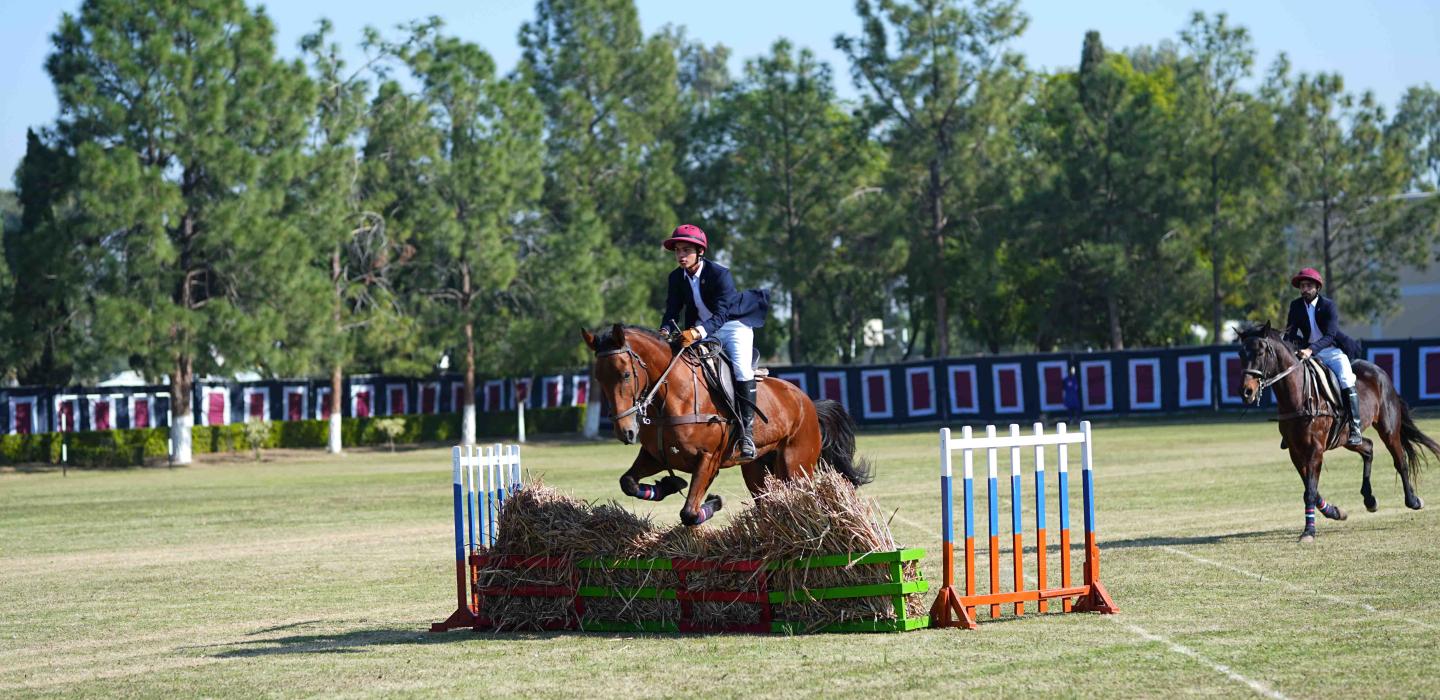 Parents Day 2024 horse jumping