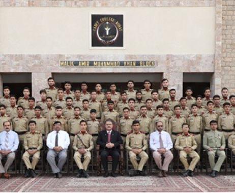 Group photo of Ayub House cadets